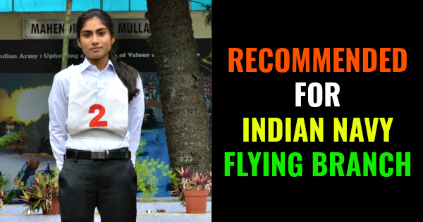 RECOMMENDED FOR INDIAN NAVY FLYING BRANCH