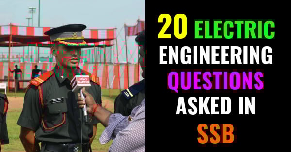 20 ELECTRIC ENGINEERING QUESTIONS ASKED IN SSB