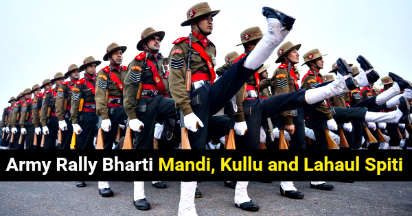 Army Rally Bharti Mandi, Kullu and Lahaul Spiti