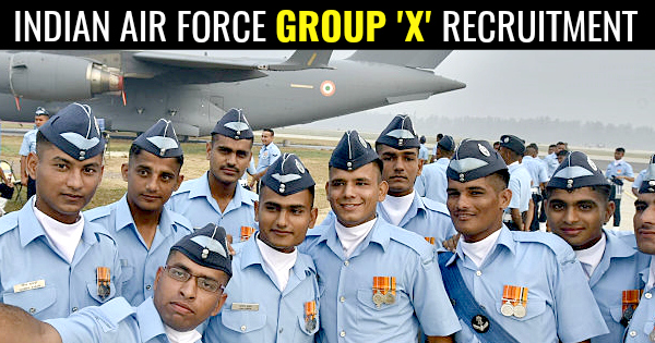 INDIAN AIR FORCE GROUP 'X' RECRUITMENT