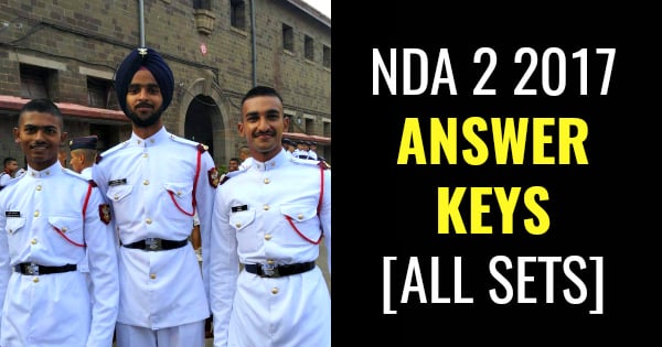 NDA 2 2017 ANSWER KEYS [ALL SETS]