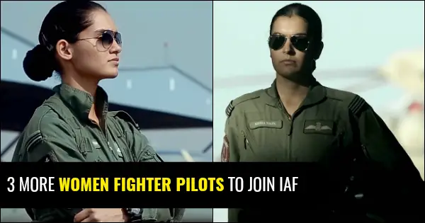 3 MORE WOMEN FIGHTER PILOTS TO JOIN IAF