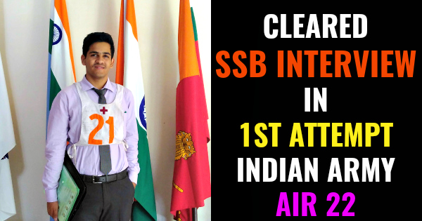 CLEARED SSB INTERVIEW IN 1ST ATTEMPT INDIAN ARMY AIR 22
