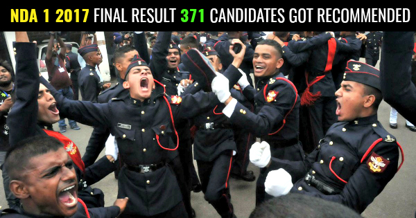 NDA 1 2017 FINAL RESULT 371 CANDIDATES GOT RECOMMENDED