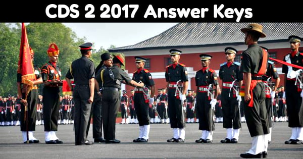 cds 2 2017 answer keys