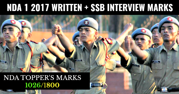 nda exam ssb marks