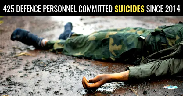 425 DEFENCE PERSONNEL COMMITTED SUICIDES SINCE 2014