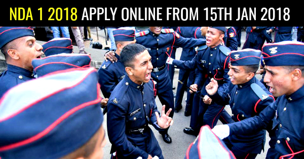 NDA 1 2018 APPLY ONLINE FROM 15TH JAN 2018