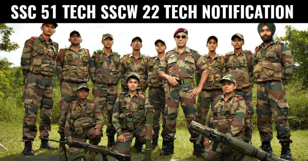 SSC 51 TECH SSCW 22 TECH NOTIFICATION