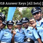 AFCAT 1 2018 Answer Keys [All Sets] [UPDATED]