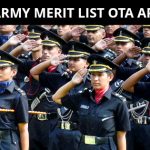 INDIAN ARMY MERIT LIST OTA APRIL 2018