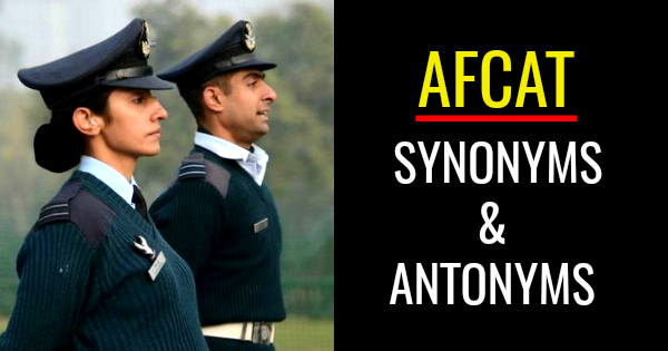 afcat SYNONYMS & ANTONYMS