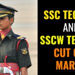 SSC TECH 51 AND SSCW TECH 22 CUT OFF MARKS