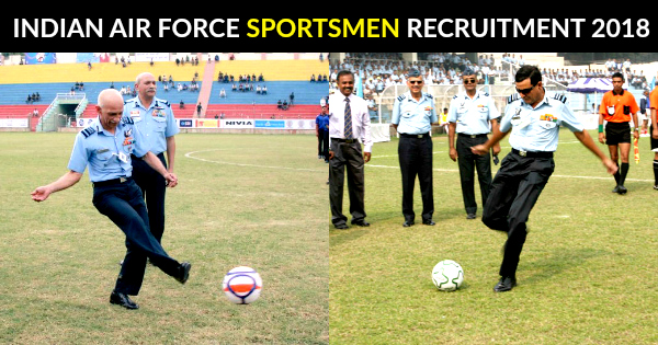 INDIAN AIR FORCE SPORTSMEN RECRUITMENT 2018