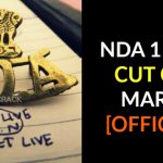 NDA 1 2018 CUT OFF MARKS [OFFICIAL]