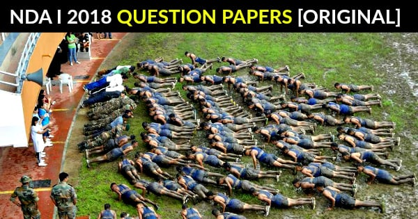 NDA I 2018 QUESTION PAPERS [ORIGINAL]