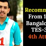 Recommended From 17 SSB Bangalore For TES-39 In 4th Attempt