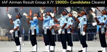 IAF Airman Result Group X Y 19000+ Candidates Cleared