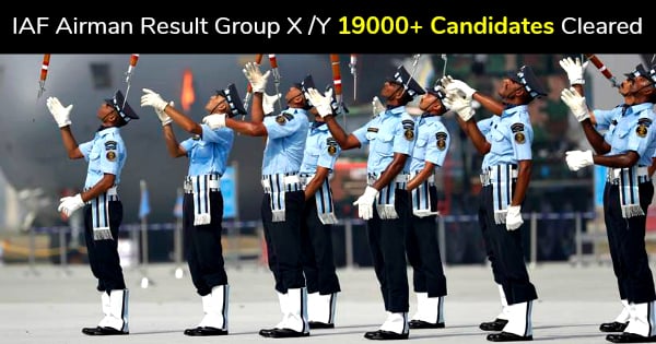 IAF Airman Result Group X Y 19000+ Candidates Cleared