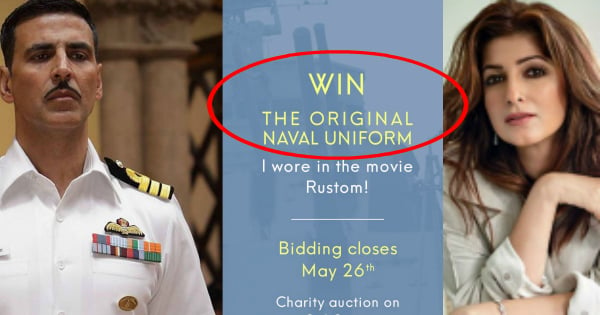 Twinkle Khanna navy uniform