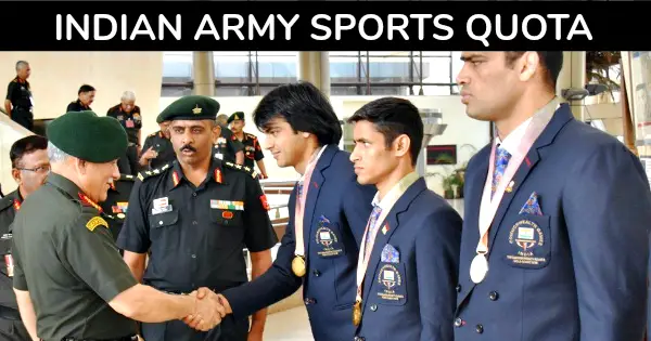 indian army sports quota