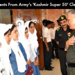 Gen Rawat interacting with the girls cover