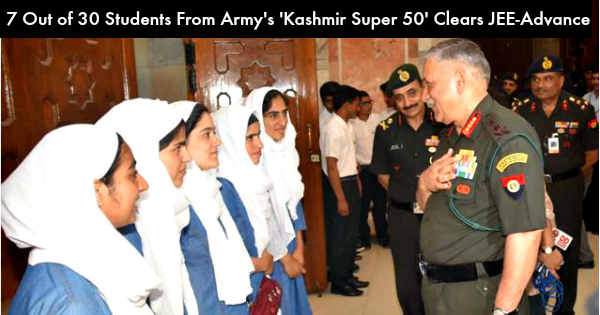 Gen Rawat interacting with the girls cover