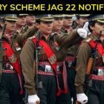 JAG ENTRY SCHEME JAG 22 NOTIFICATION