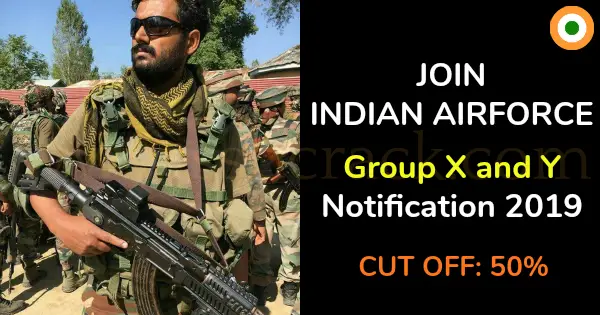 Join Indian Air Force Airmen Group X and Y Notification 2019