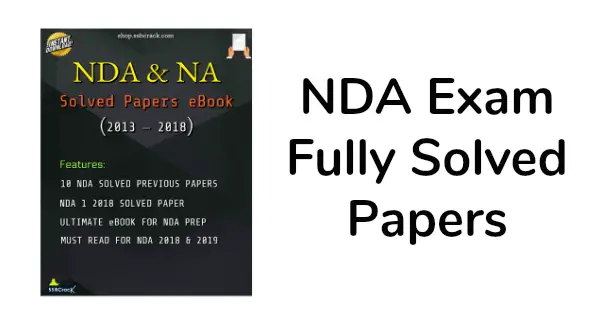 NDA Exam Fully Solved Papers