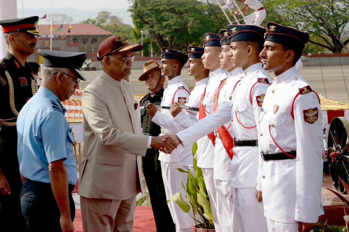 President Congratulating the medal winners