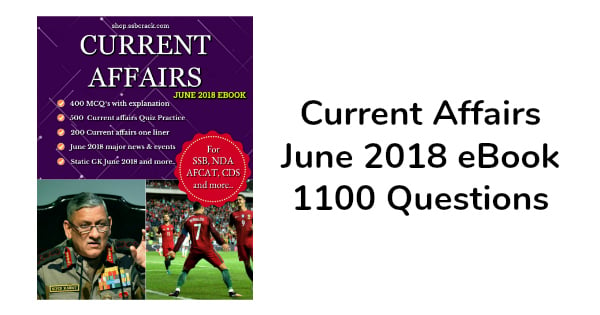 Current Affairs June 2018 eBook 1100 Questions