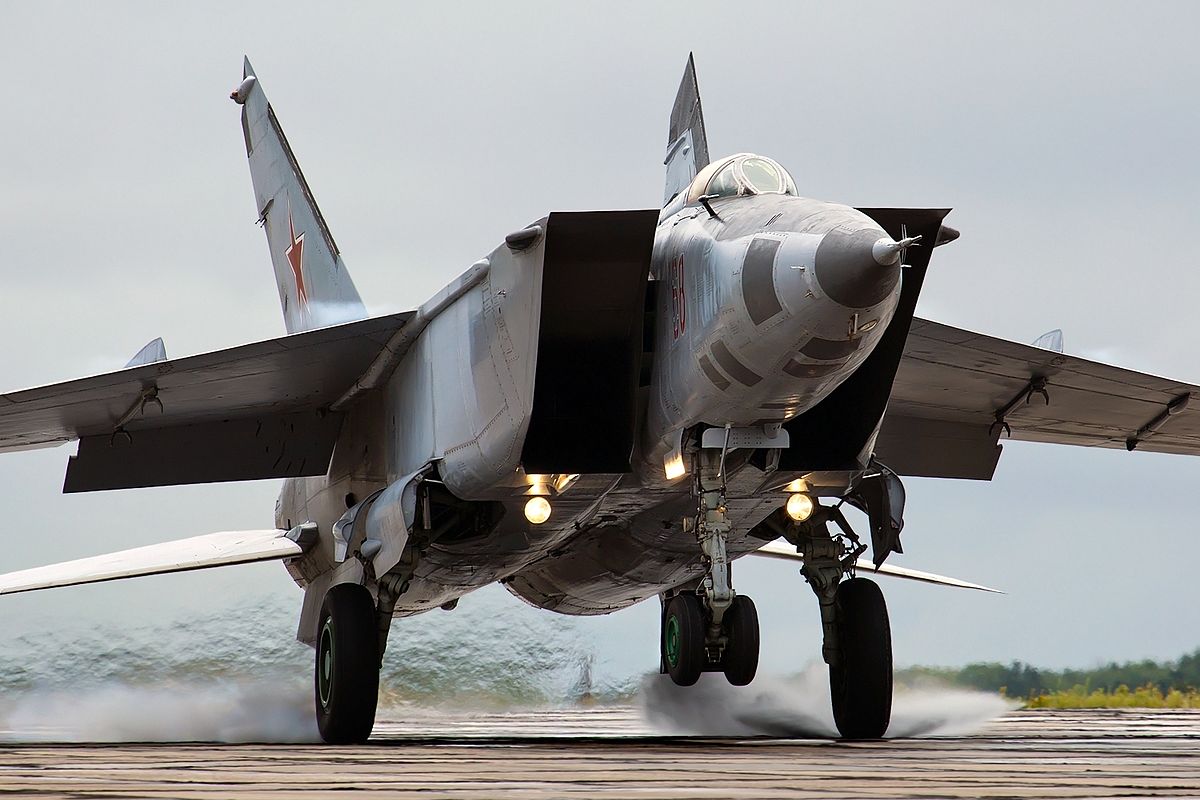 Front View of a Mig-25