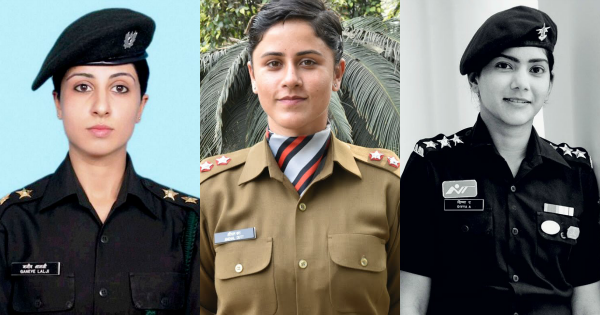 Indian army women officers