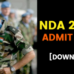 NDA 2 2018 ADMIT CARD [DOWNLOAD]