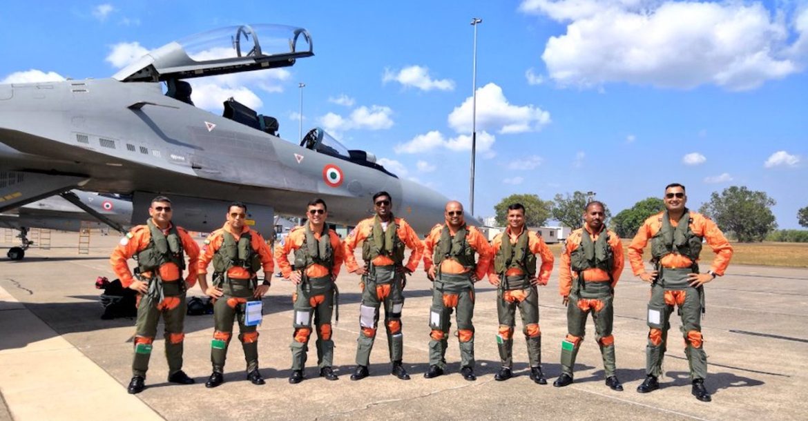 Su-30 Pilots during 'Pitch Black-2018'