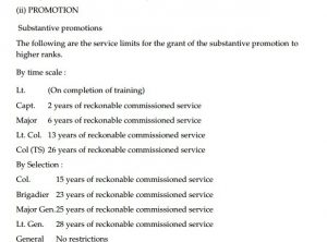 What Is Time Scale Promotion In Indian Army?