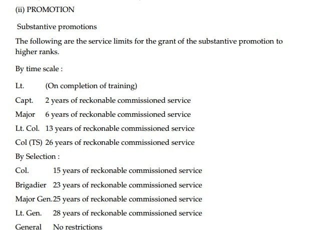 Air Force Officer Promotion Eligibility Chart