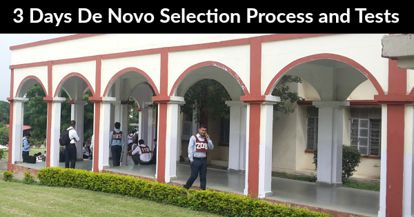 3 Days De Novo Selection Process and Tests