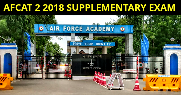 AFCAT 2 2018 SUPPLEMENTARY EXAM