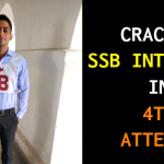 CRACKED SSB INTERVIEW IN 4TH ATTEMPT