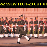 SSC TECH 52 SSCW TECH 23 CUT OFF MARKS