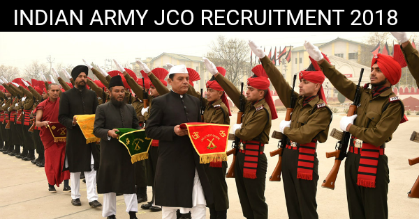 INDIAN ARMY JCO RECRUITMENT 2018