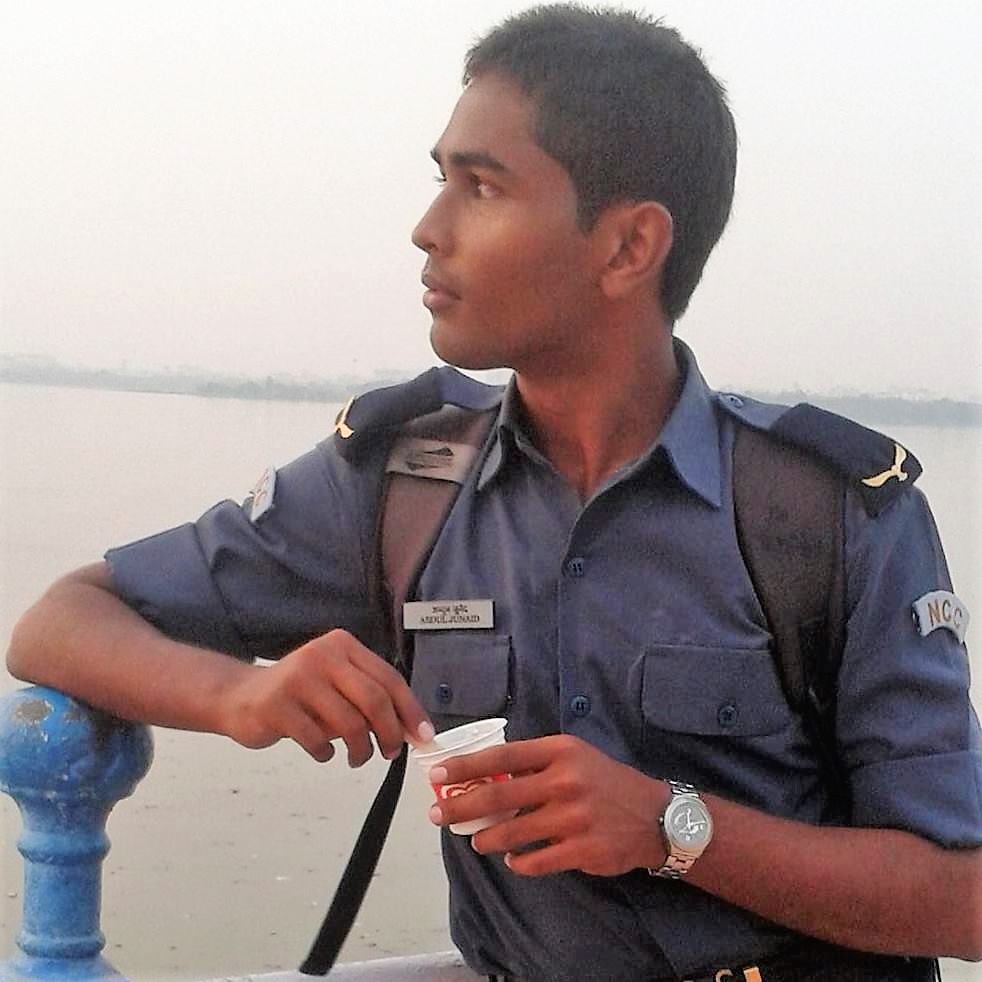 After a parade in Air wing