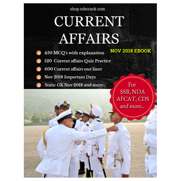 Current Affairs Nov 2018 eBook SSBCrack