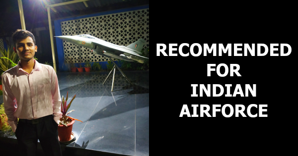 RECOMMENDED FOR INDIAN AIRFORCE