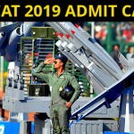 AFCAT 2019 ADMIT CARD