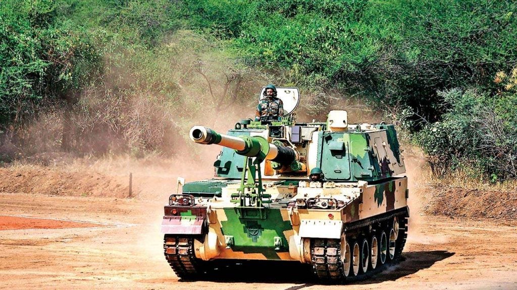 K9 Vajra Self Propelled Howitzer