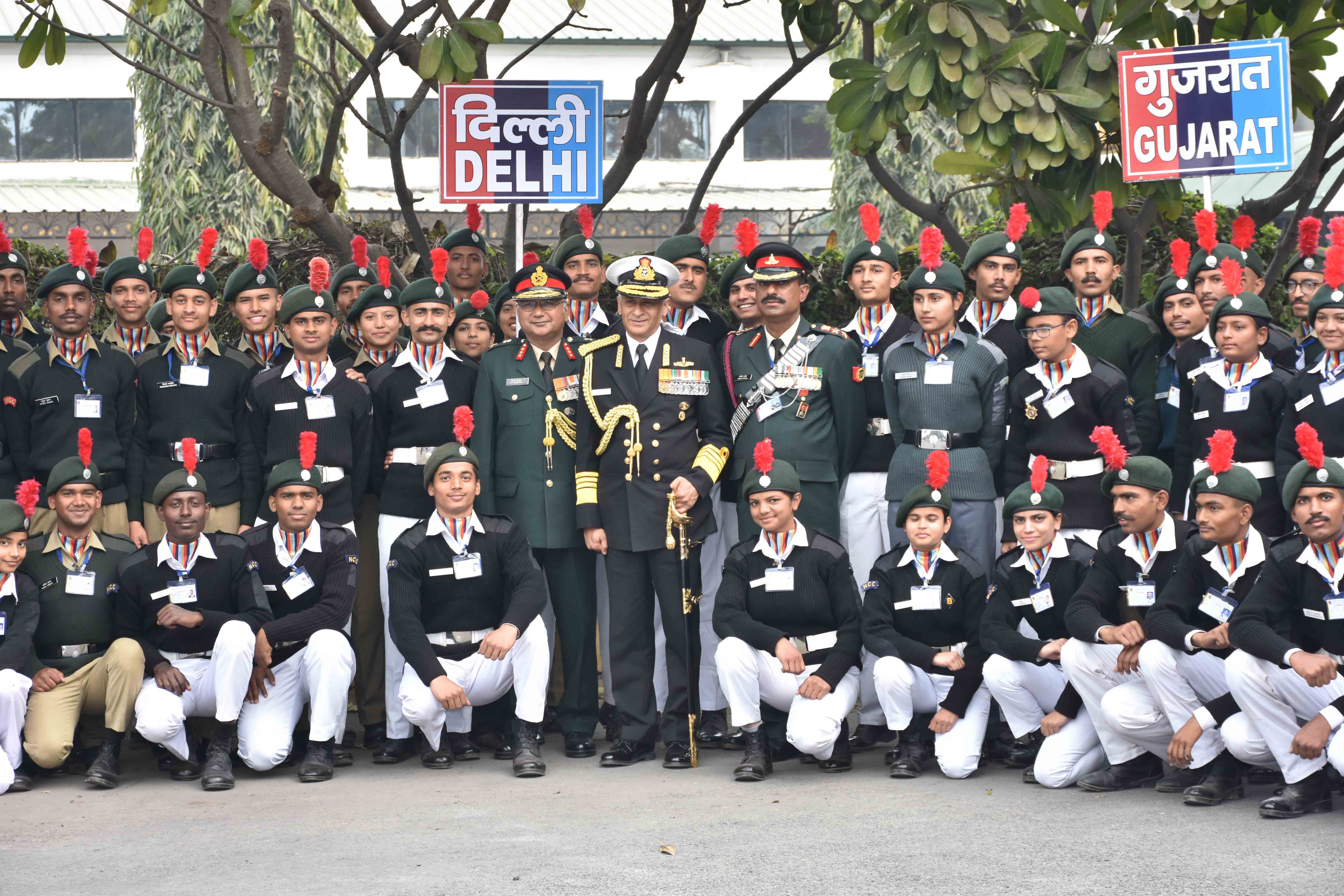 Naval Chief lauds NCC cadets at DGNCC Republic Day Camp 2019