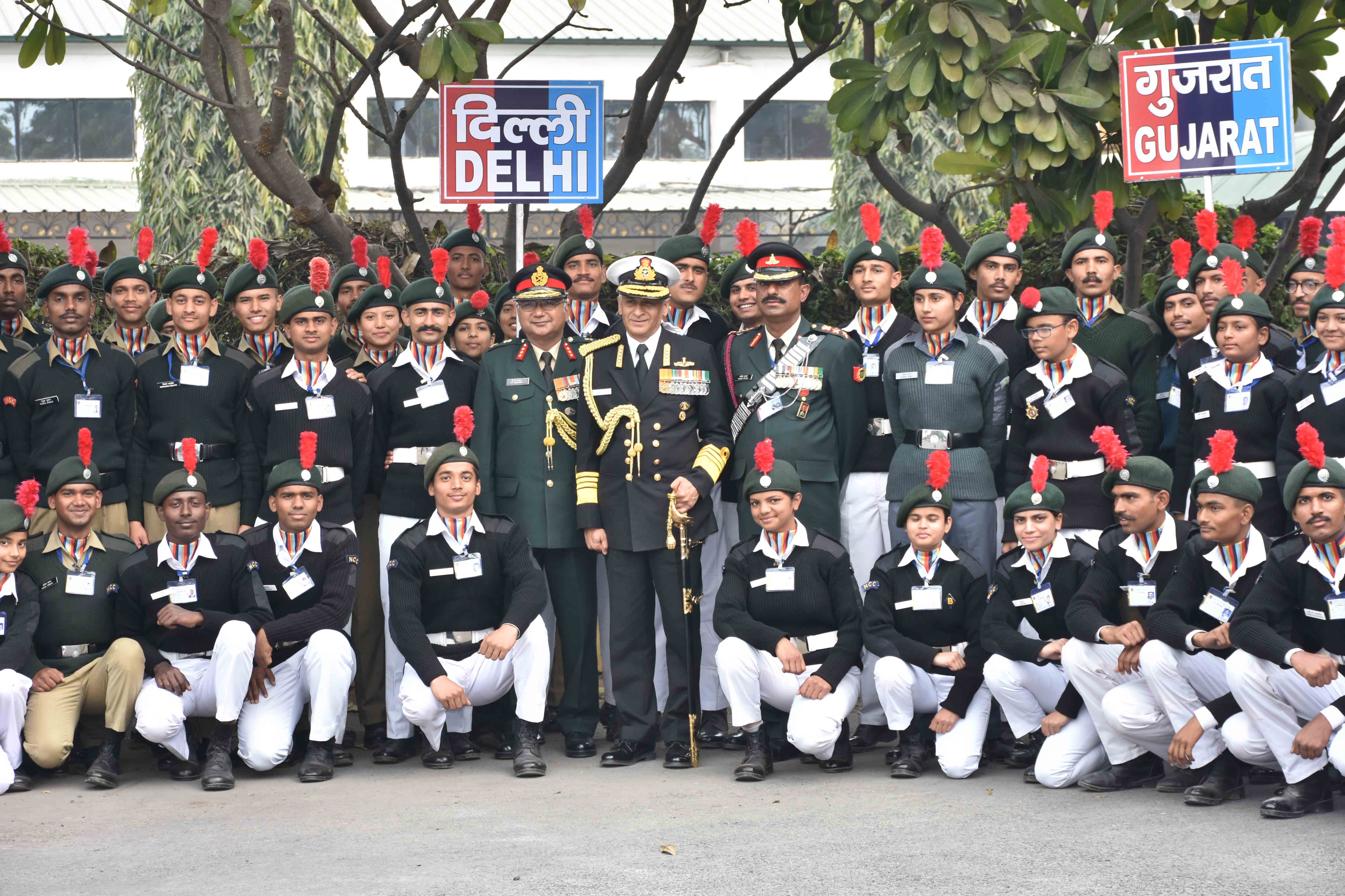Naval Chief lauds NCC cadets at DGNCC Republic Day Camp 2019